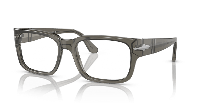 Persol PO3315V in Transparent Taupe Gray / Clear - Front View