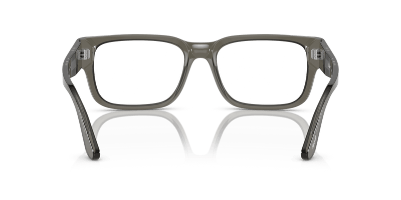 Persol PO3315V in Transparent Taupe Gray / Clear - Back View