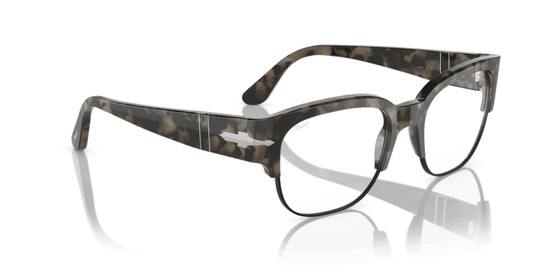 Persol TOM PO3319S in Brown Tortoise / Transitions 8 Sapphire (1071GG) - Side View