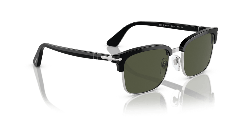 Persol PO3327S in Black / Green - Temple Detail