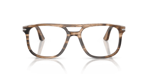 Striped Black & Greish Brown / Clear (1236)