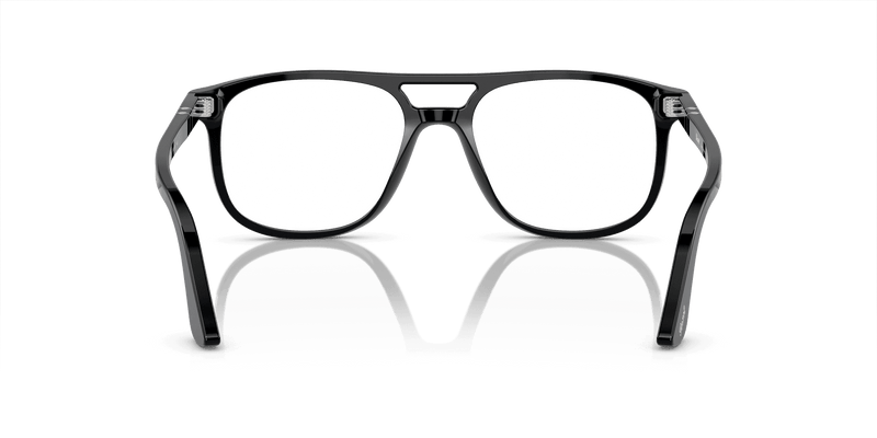Persol GRETA PO3329V in Black / Clear (95) - Alternate View