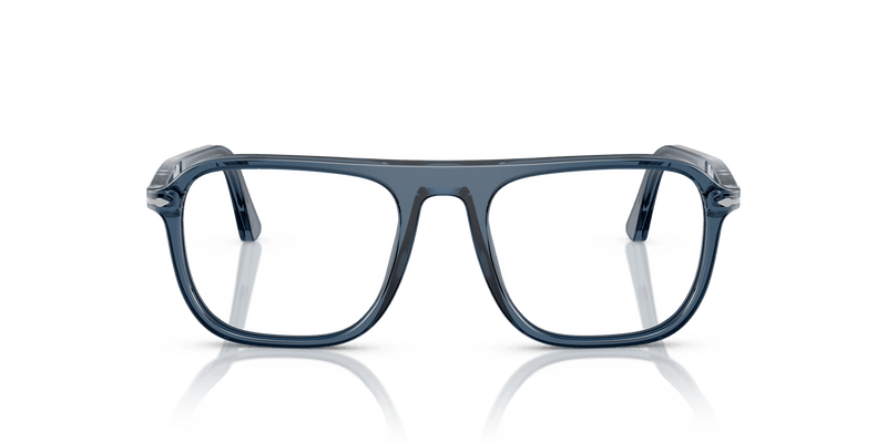 Persol JACQUES PO3359V in Transparent Blue Denim / Clear (1197) - Alternate View