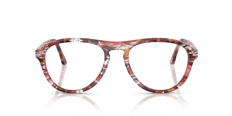 Persol LYNN PO3371V in Cyclamen/Khaki / Clear (1220) - Alternate View