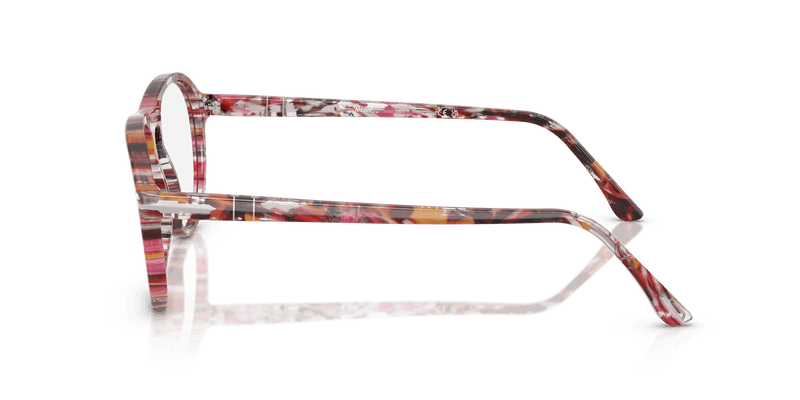 Persol LYNN PO3371V in Cyclamen/Khaki / Clear (1220) - Alternate View