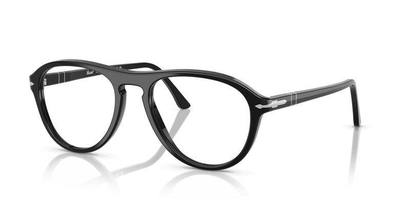 Persol LYNN PO3371V in Black / Clear (95) - Alternate View