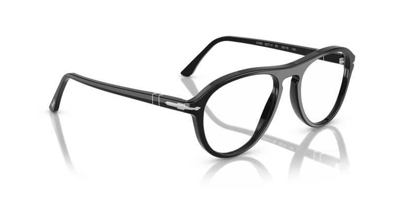 Persol LYNN PO3371V in Black / Clear (95) - Alternate View