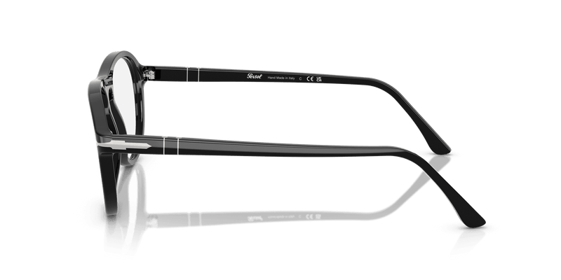 Persol LYNN PO3371V in Black / Clear (95) - Alternate View