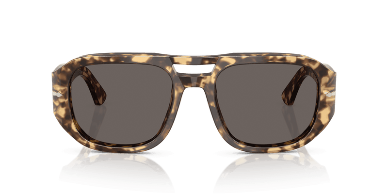 Persol VINCENT PO3373S in Brown/Beige Tortoise / Dark Grey (1056B1) - Side View