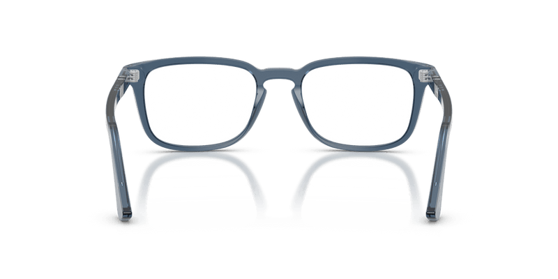 Persol PO3382V in Transparent Denim Blue / Clear - Back View