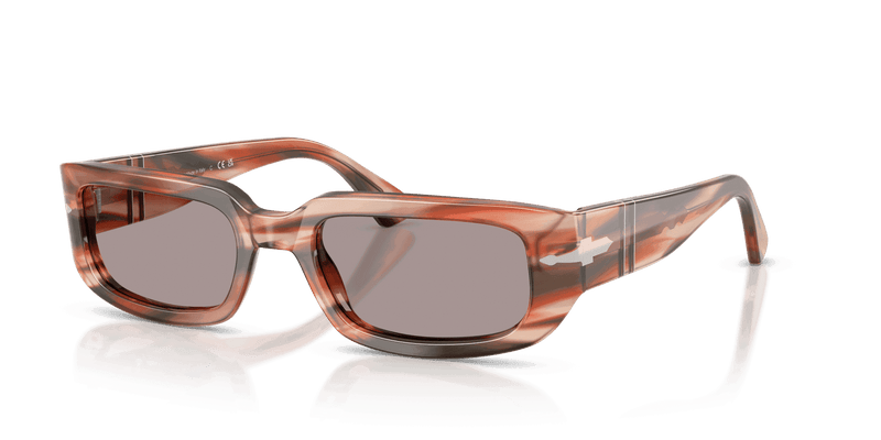 Persol MEL PO3385S in Striped Red & Green / Violet (123353) - Front View