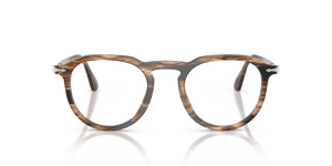 Striped Black & Greish Brown / Clear (1236)