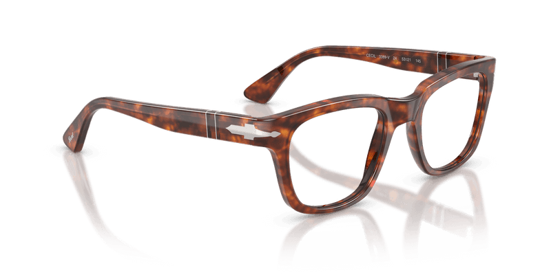 Persol CECIL PO3389V in Havana / Clear (24) - Back View