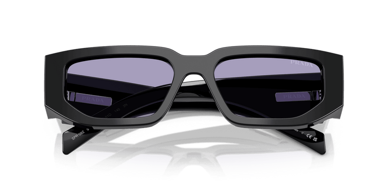 Prada PR 09ZS in Black / Violet (16K01O) - Side View