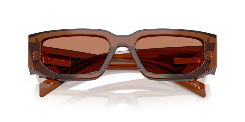 Prada PR 09ZS in Dark Brown Transparent / Brown (20H90Q) - Alternate View