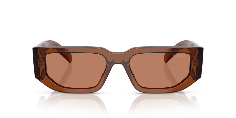 Prada PR 09ZS in Dark Brown Transparent / Brown (20H90Q) - Alternate View