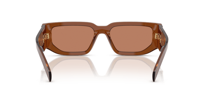 Prada PR 09ZS in Dark Brown Transparent / Brown (20H90Q) - Alternate View