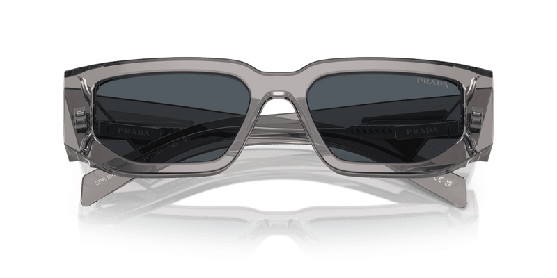 Prada PR 09ZS in Transparent Asphalt / Dark Grey (18S09T) - Alternate View