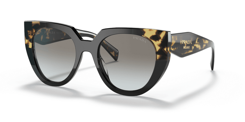 Prada PR 14WS in Black/Tortoise / Grey Gradient (3890A7) - Alternate View