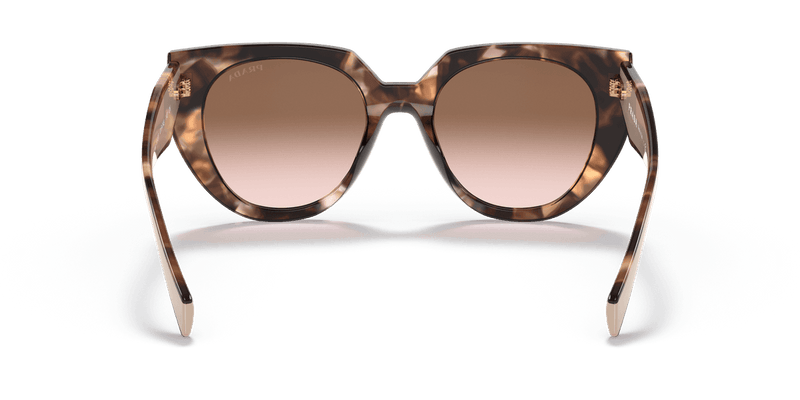 Prada PR 14WS in Caramel Tortoise/Powder / Brown Gradient (01R0A6) - Front View