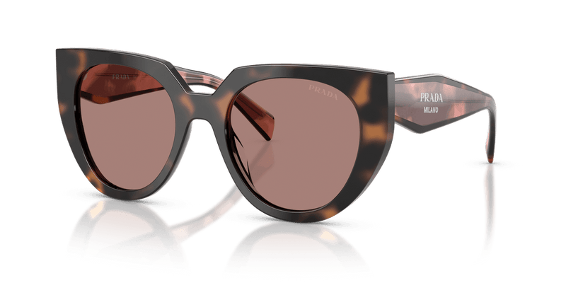 Prada PR 14WS in Mauve Tortoise / Light Brown (23A60B) - Front View