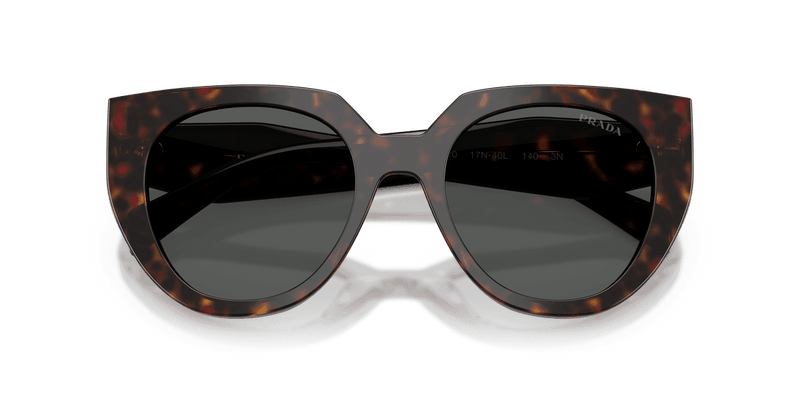 Prada PR 14WS in Root Tortoise / Dark Grey (17N40L) - Front View