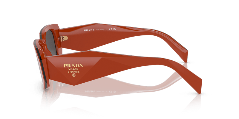 Prada PR 17WS in Orange/Black / Dark Grey (12N5S0) - Front View