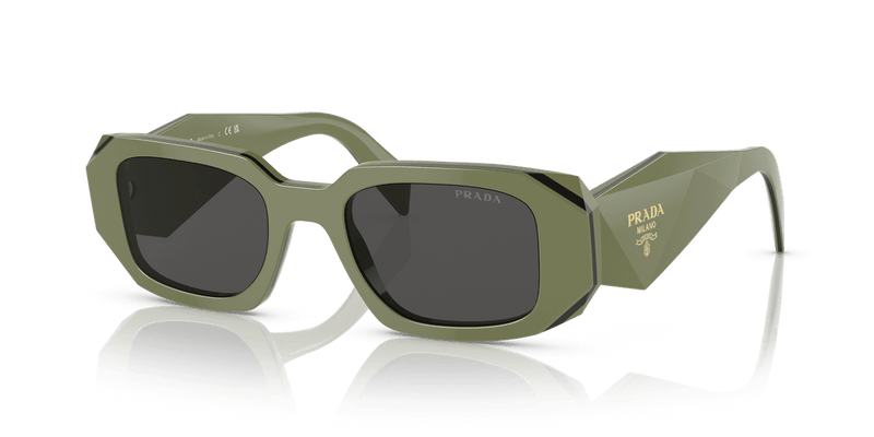 Prada PR 17WS in Sage/Black / Dark Grey (13N5S0) - Front View