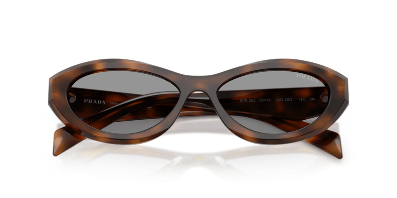 Prada PR 26ZS in Juniper Tortoise / Grey (20D50Q) - Side View