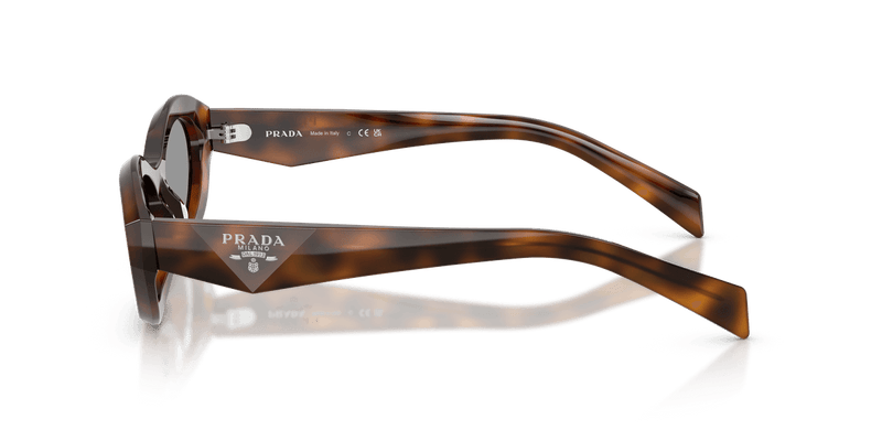 Prada PR 26ZS in Juniper Tortoise / Grey (20D50Q) - Temple Detail