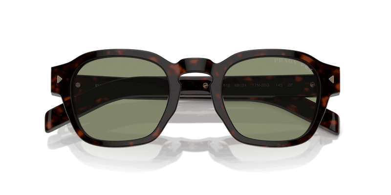 Prada PR A16S in Radica Tortoise / Polarized Green (17N20G) - Alternate View