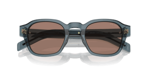 Transparent Ocean / Brown Mirror Internal Grey (17T05D)