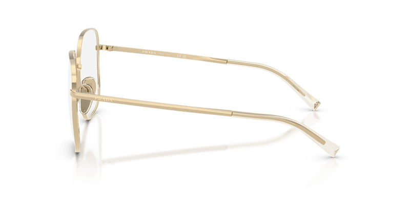 Prada PR A59V in Pale Gold (ZVN1O1) - Temple Detail