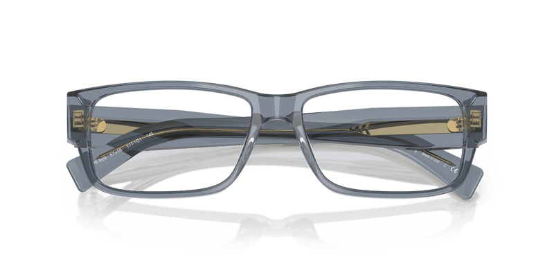 Prada PR B09V in Transparent Ocean (17T1O1) - Side View