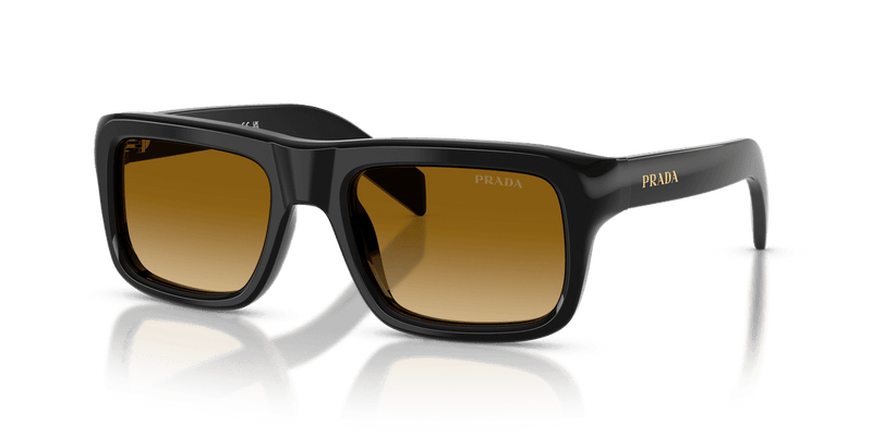 Prada PR D11S in Black / Yellow Gradient Light Brown (16K10X) - Alternate View