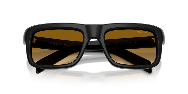 Prada PR D11S in Black / Yellow Gradient Light Brown (16K10X) - Alternate View