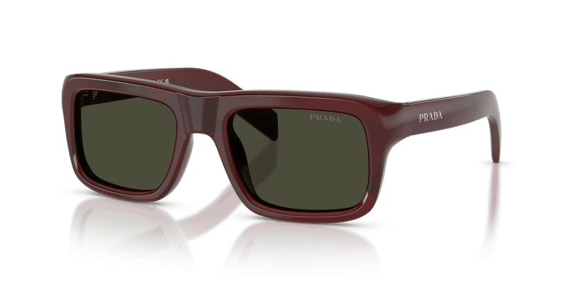 Prada PR D11S in Pomegranate Tortoise / Dark Green (25J50X) - Alternate View