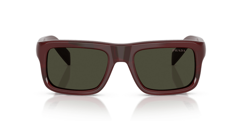 Prada PR D11S in Pomegranate Tortoise / Dark Green (25J50X) - Alternate View