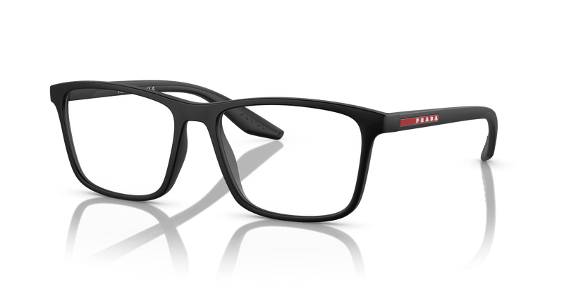Prada Linea Rossa PS 01QV in Black Rubber (DG01O1) - Alternate View