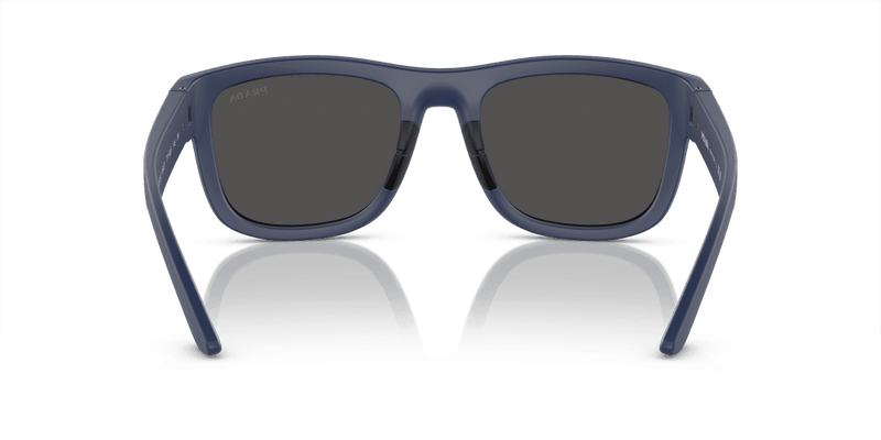 Prada Linea Rossa PS 01ZS in Blue Rubber / Dark Grey (TFY06F) - Front View