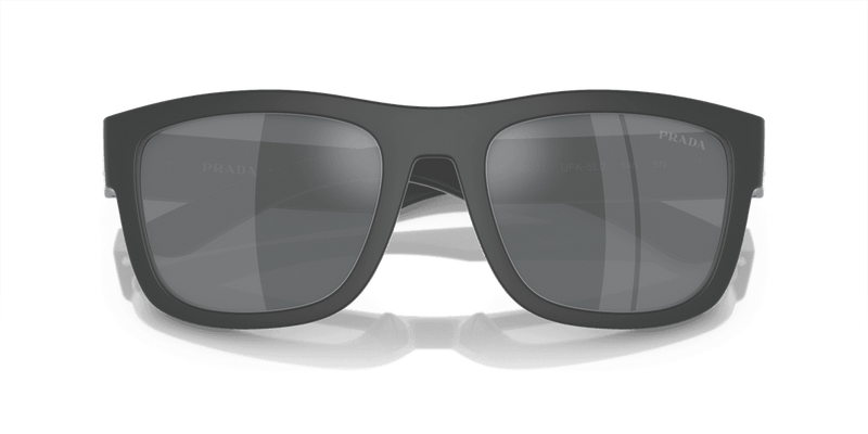 Prada Linea Rossa PS 01ZS in Grey Rubber / Light Grey Mirror Black (UFK5L0) - Alternate View