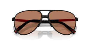 Black Rubbered / Brown (DG020D)