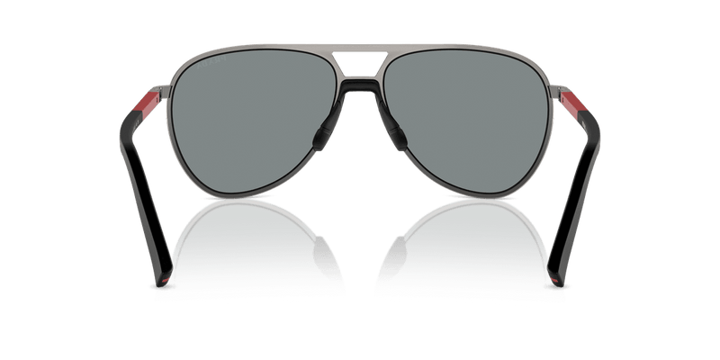 Prada Linea Rossa PS 53ZS in Gunmetal / Dark Blue Mirror Violet (5AV10J) - Alternate View