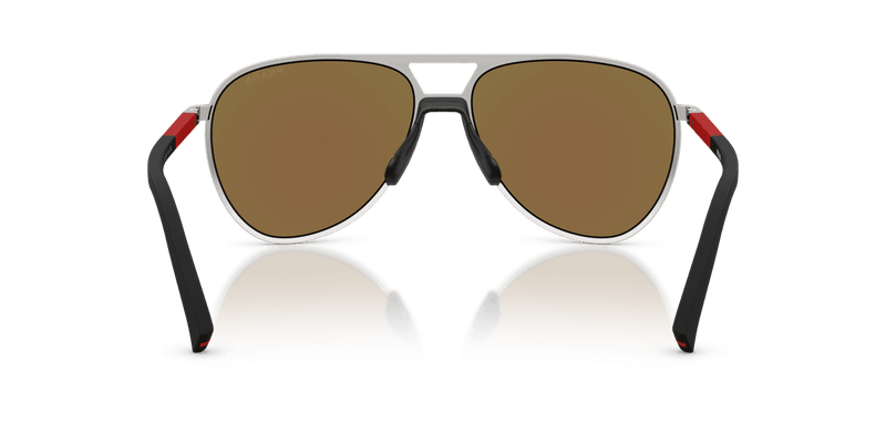Prada Linea Rossa PS 53ZS in Silver / Light Green Mirror Blue (1BC08R) - Alternate View