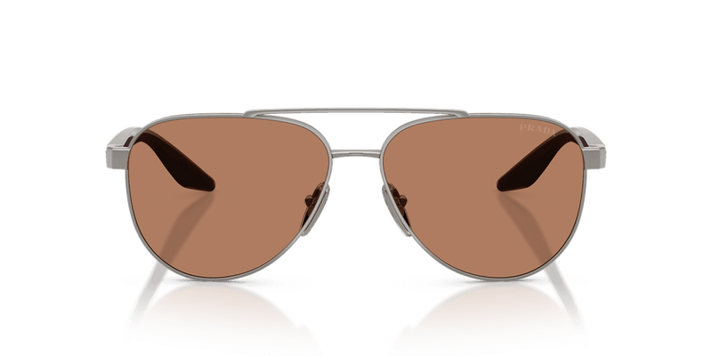 Prada Linea Rossa PS A52S in Gunmetal / Brown (5AV20D) - Alternate View