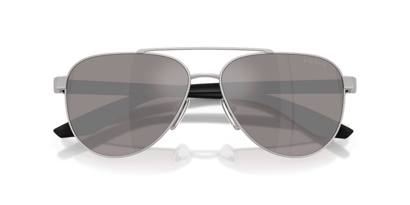 Prada Linea Rossa PS A52S in Matte Grey / Purple Brown Mirror Silver (18X80I) - Alternate View