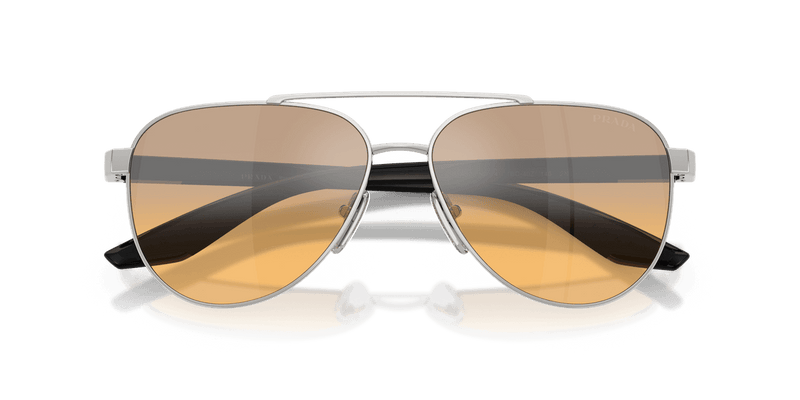 Prada Linea Rossa PS A52S in Silver / Gradient Grey (1BC40Z) - Side View