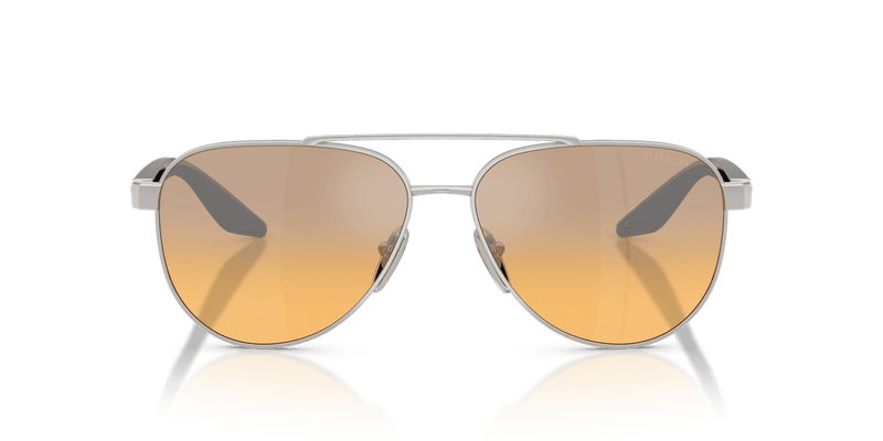 Prada Linea Rossa PS A52S in Silver / Gradient Grey (1BC40Z) - Back View