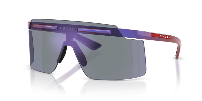 Prada Linea Rossa PS B06S in Metal Purple / Blue Mirror (26H10J) - Alternate View