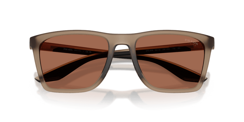 Prada Linea Rossa PS B08S in Frosted Brown / Brown Tuning (29F50A) - Alternate View